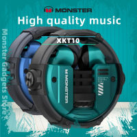 Monster XKT10 BT5.2 มอนสเตอร์ดั้งเดิมชุดหูฟังบลูทูธไร้สายหูฟังสำหรับเล่นกีฬาลำโพงเสียงทุ้มhifi เสียงรอบทิศทางสแตนด์บายได้นานสำหรับเกมและกีฬา