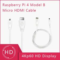 【▼Hot Sales▼】 fuchijin77 Raspberry Pi 4 Molde B Micro Hdmi ไปยัง HDMI มาตรฐานสายเคเบิล A/m 1M 2M