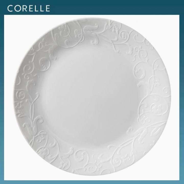 Corelle Authentic Original Vitrelle Glass Embossed Bella Faenza 10.25
