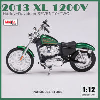 Maisto 1:12 Harley-Davidson 2013 XL 1200V SEVENTY-TWO Diecast Alloy รถจักรยานยนต์รุ่น Toy