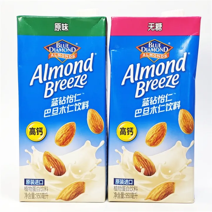BLUE DIAMOND yi ren almonds kernel drinks high calcium sugarfree