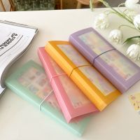 Transparent Macaron Color Sticker Storage Book Large Capacity Ticket/Stamp/Photo Album Book