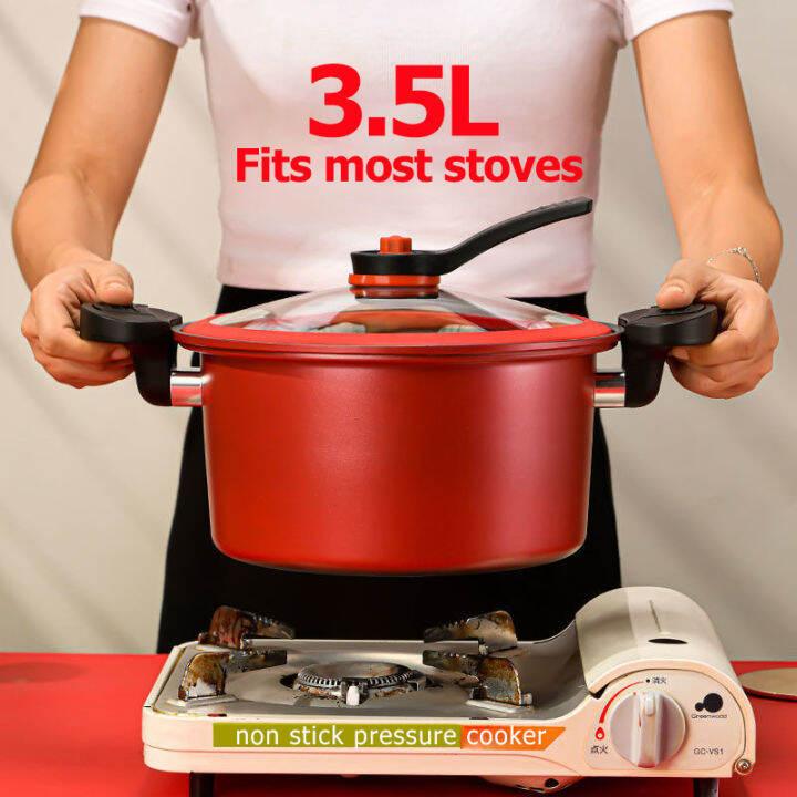 Micro Pressure Cooker 3.5L japan Micro Cooker NonStick Pot stainless