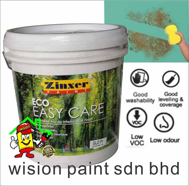 0000 WHITE 1L / 5L / 15L ZINXER PAINT ( EASY CARE ) INTERIOR PEARL