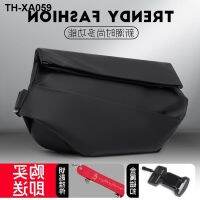 ◑□ The new 2023 popular logo men locomotive oblique satchel water the multi-functional chest BaoChao cool aslant single shoulder bag