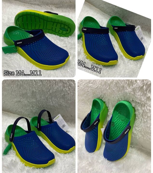 crocs-literide-clog-สินค้าใหม่-ขายดี-ชนช้อป-สีใหม่พร้อมส่ง-รองเท้าแตะ-รองเท้ารัดส้น-ชาย-หญิง-รองเท้าทรงหัวโต