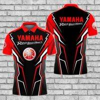 Yamaha Revs เสื้อโปโลสีแดงหัวใจของคุณไม่ Subestime ฤดูร้อนแฟชั่นแขนสั้นเสื้อโปโล3มิติสีแดงผู้ชายผู้หญิง