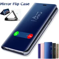 Mirror Flip Cover For Huawei P40 P20 P30 Lite Pro Y7 Y6 P Smart 2019 Mate 20 lite Case For Honor 20 10 9 Lite 8X 8A 10i 9X Cases