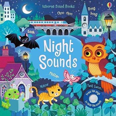 Cost-effective หนังสือนิทานภาษาอังกฤษ Night Sounds Board book [Sound book]