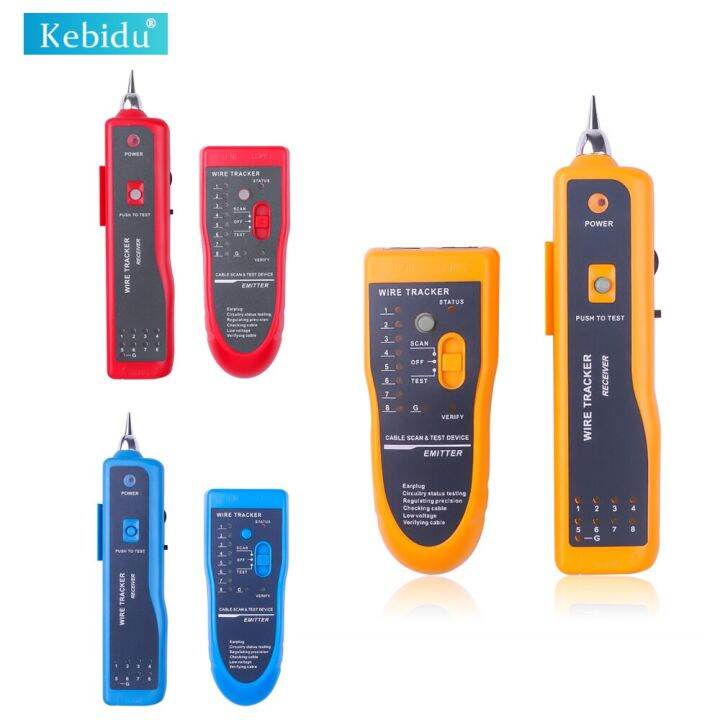 Kebidumei tester Cat5 Cat6 RJ11 RJ45 Telephone Cable Tracker tool Kit