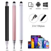 Smart Tablet Phone Universal 2 In 1 Capacitive Stylus Pen Drawing Pens for iPhone/iPad/Android All Capacitive Touch Screens