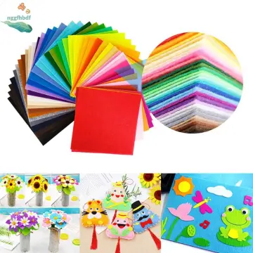 10pcs Mix Colour A4 SIZE Non Woven Felt Fabric Sheets For Kids DIY Art  Handcraft