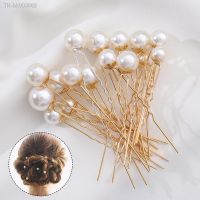 ℡❡△ 16PCS U-shaped Pin Metal Barrette Clip Hairpins Pearl Pearl Hair Stick Bridal Tiara Wedding Headwear Hairstyle Hair Accessories