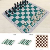 Vinyl Tournament Chess Board for Childrens Educational Games Random Color Magnetic Board for Chess