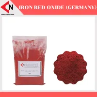 Iron Red Oxide (Fe2O3) เยอรมัน อ๊อกไซสีแดง/ฝุ่นแดง 1 กิโลกรัม