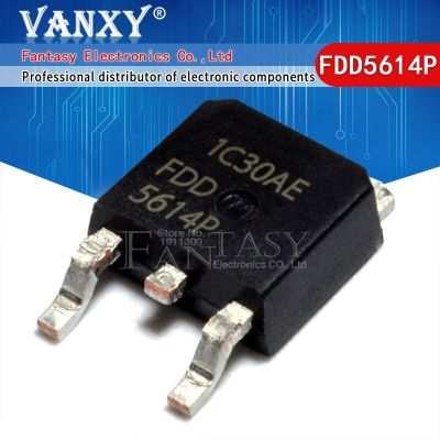10PCS FDD5614P FDD5614 TO-252 MOSFET 60V P-Ch PowerTrench WATTY Electronics