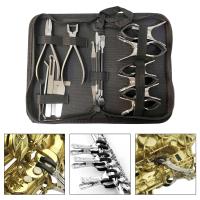 CCGenius 17Pcs Woodwind Instrument Maintanance Kit แบบพกพาปรับได้สำหรับแซกโซโฟน