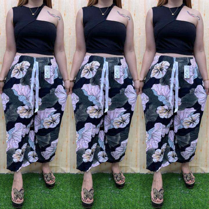 KOREAN LONG SQUAREPANTS HIGH QUALITY KOREAN CHALICE FABRIC FIT MEDUIM