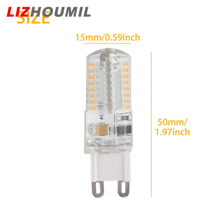 lizhoumil-หลอดไฟไฟ-led-g9-2700k-หรี่แสงได้ประหยัดพลังงานสว่างมาก10ชิ้นโคมไฟบ้านห้องนอนสำหรับห้องนั่งเล่น