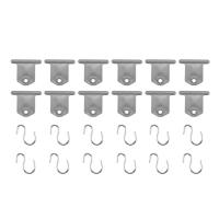 12PCS Camping Awning Hooks RV Awning Hangers Hooks RV Party Light Hangers for Christmas Party Caravan Travel Trailer