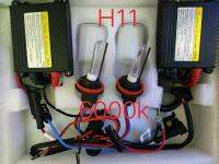 ไฟ Xenon H11 6000k 35w ฐานเซรามิคให้แสงสีขาวนวล สว่างตาแตก  เน้นสว่างต้องXenon