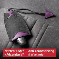 BETTERHUMZ Alcantara รถยนต์ที่สำคัญที่ครอบคลุมกรณีสำหรับ BMW F30 F34 F20 F21 F22 X5 E90 X1 X3 X4พวงกุญแจสำหรับผู้หญิงผู้ชายอุปกรณ์เสริมในรถยนต์