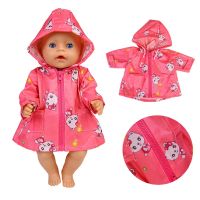 Dolls Clothes 43cm Baby Born Outfits Raincoat Humanoid 17 Inch Doll Accessories Costume Waterproof Clothing Wear Festiival Gift