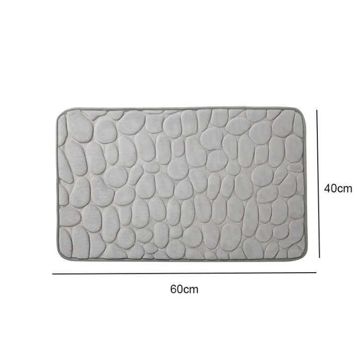 cw-absorption-floor-non-slip-pebble-carpets-washable-toilet-doormat-memory-foam-shower-room