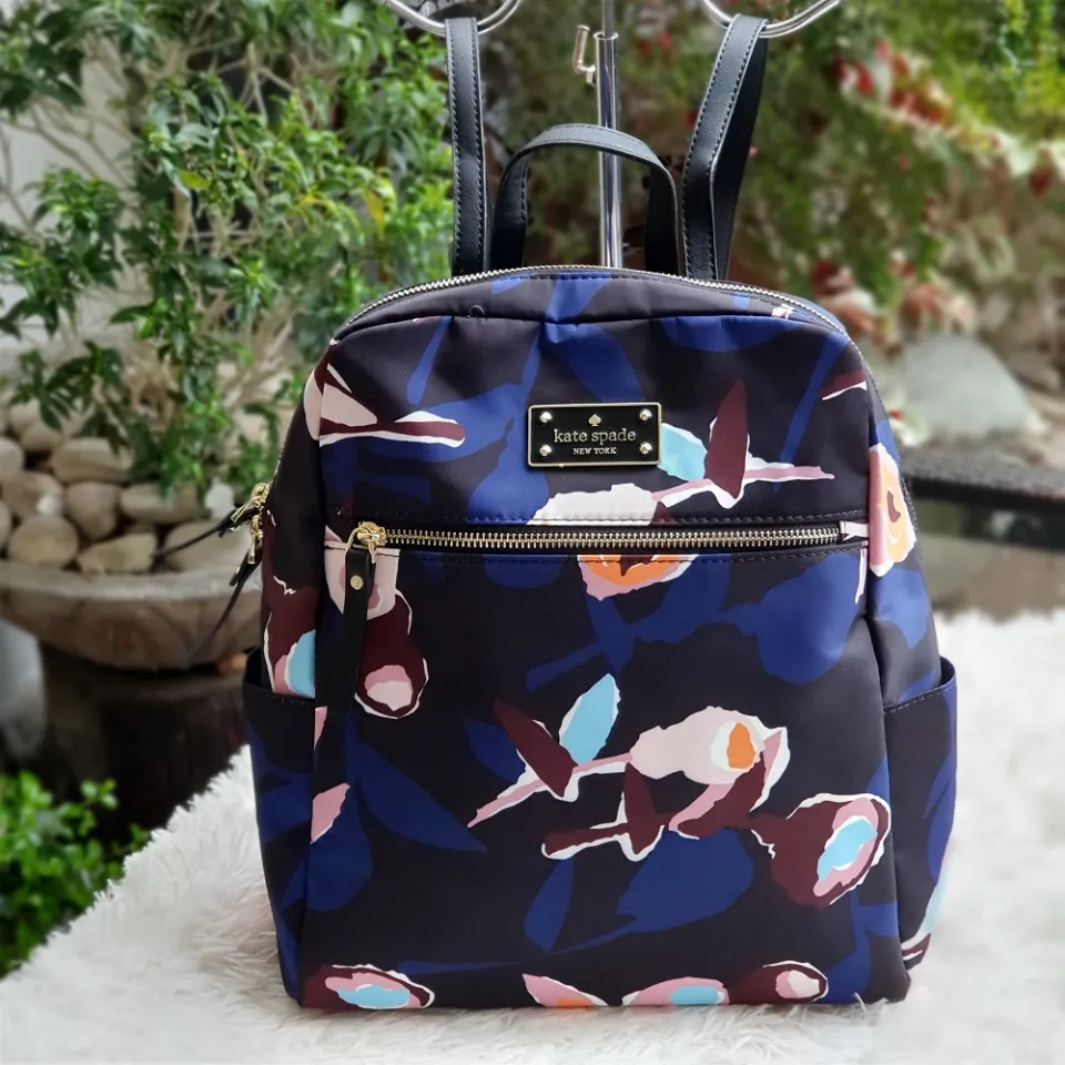 Kate spade navy deals blue backpack