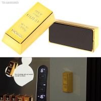 ♤ 3/4/6Pcs Creative Artificial Fake Gold Bar Refrigerator Magnet Sticker Resin Craft Home Fridge Decoration Souvenir Birthday Gift