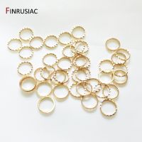 【YF】 14k Banhado A Ouro Conector e Oval Jóias Fazendo Acessórios Componentes do Anel