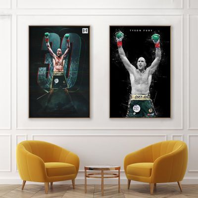 tyson fury athletes Decorative Painting Canvas Poster Wall Art Living Room Posters Bedroom Painting