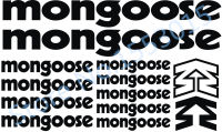 Mongoose สะท้อนแสงสติ๊กเกอร์ตกแต่ง MTB แผนที่โครงรถจักรยานสำหรับที่ป้องกันจักรยาน MTB จักรยานสติกเกอร์