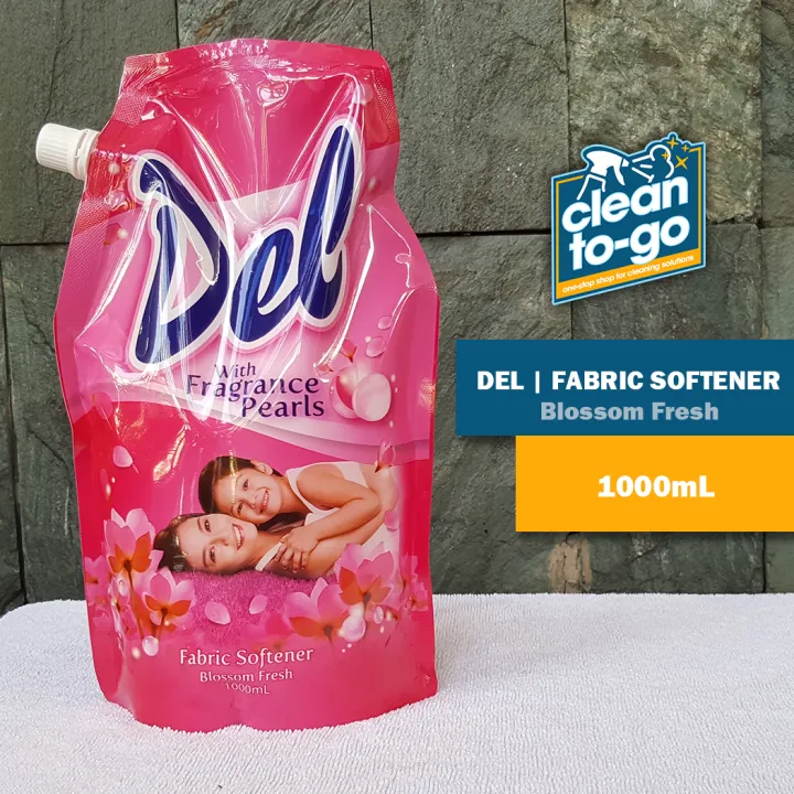 DEL Blossom Fresh Fabric Softener ( 1000mL ) CleanToGo Lazada PH