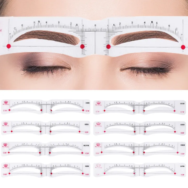 12 Style Fixable Eyebrow Stencil Grooming Shaper Template Reusable   C15408183714c42aa9a6353272375965  720x720q80  .webp