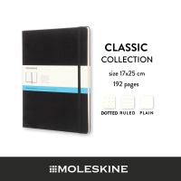 Moleskine สมุดบันทึก ปกแข็ง สีดำ ขนาดใหญ่พิเศษ 17x25 ซม MOLESKINE NOTEBOOK XL HARD COVER BLACK 17X25 CM