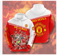 3D HOODIE-  XZX180305   man chester United Premier League Classic 3D Hoodie 30