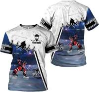 2023 new arrive- xzx180305   Personalized name hockey 3 heavy-duty Print Shirt, hockey player tee, sweatshirt, Z