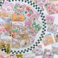 【LZ】 46pcs Cute Cartoon Animal Flower Decorative Boxed Stickers Scrapbooking Label Diary Stationery Album Phone Journal Planner