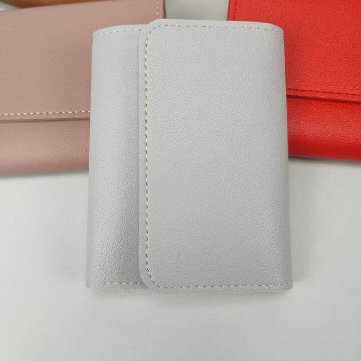 เคสใส่การ์ดแบบบางกระเป๋าสตางค์-dompet-koin-กระเป๋าสตางค์ไม่มีลายกระเป๋าเก็บบัตรอเนกประสงค์กระเป๋าสตางค์ใบเล็ก