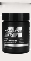 Muscletech, Caffeine Platinum 100%, size 220 mg, contains 125 tablets.