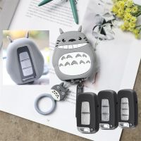 Cartoon for Hyundai IX25 IX35 Sonata Genesis Equus Tucson Elantra Soul Sportage Sorento K2 K5 2 3 4 Button Car Key Case Cover Key Chains