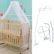 1 Bộ có thể điều chỉnh màn chống muỗi đứng chủ cho giường cũi trẻ em cot