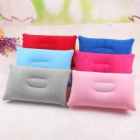 ✻ Convenient Ultralight Inflatable PVC Nylon Air Pillow Sleep Cushion Travel Bedroom Hiking Beach Car Plane Head Rest Support