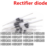 100Pcs Rectifier Diode HER103 HER153 HER104 HER105 HER106 HER204 HER102 HER207 HER202 HER203 HER108 HER208