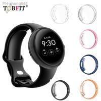 Soft TPU Case For Google Pixel Watch Full Cover Screen Protective Bumper Shell For Google Pixel Watch Case Protector
