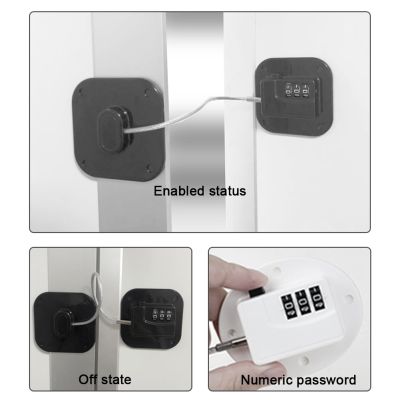 ◇ Multipurpose Baby Safety Home Window Lock Drawer Password Locks No Key Required Easy To Use for Fridge Cabinets Drawers