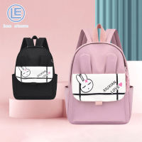 LS กระเป๋าเป้สะพายหลังสำหรับเด็กสไตล์ผ้า Tas Ransel Bayi น่ารักกระเป๋านักเรียนอนุบาลลายการ์ตูนกระเป๋าเป้แฟชั่นกระเป๋าเป้สำหรับผู้หญิง