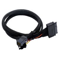 1 Piece Mini SAS SFF8643 U.2 to 8639+15PIN Power Cable NVMe Hard Disk Data SFF8643 to SFF8639 Hard Disk Cable