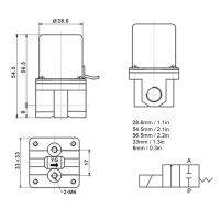 วาล์วน้ำไฟฟ้าหล่อจากทองเหลืองพร้อมวาล์วน้ำดีไซน์แบบแยกสำหรับก๊าซ AC 36V